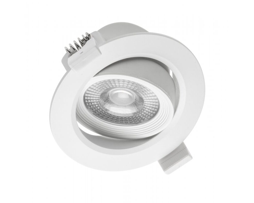 LED luminaire VOLARE, round, downlight, CCT, 7,0W, 630lm, AC220-240V, PF>0,5, RA>80, IP20, 38°
