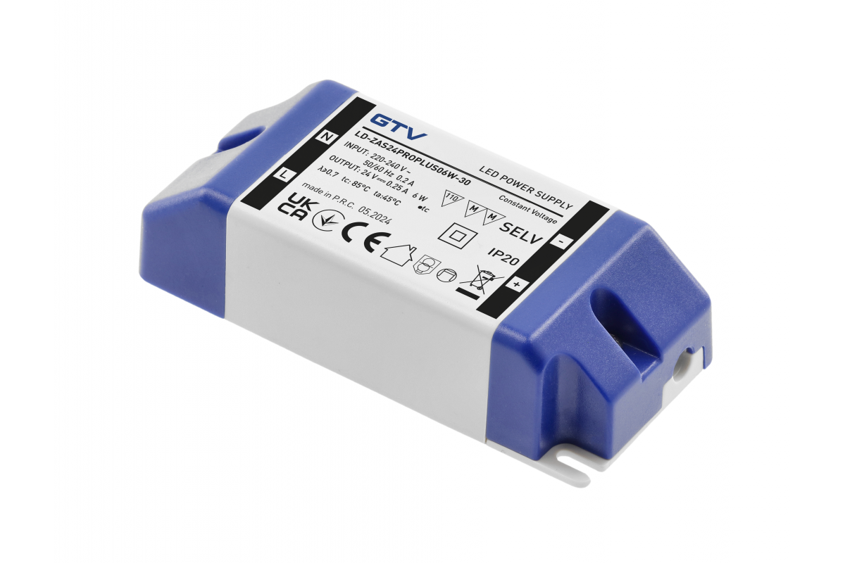 Power supply PRO+, DC24V, 6 W, input AC220-240V, IP20