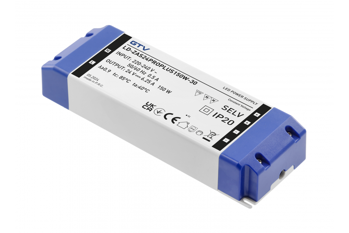 Power supply PRO+, DC24V, 150 W, input AC220-240V, IP20