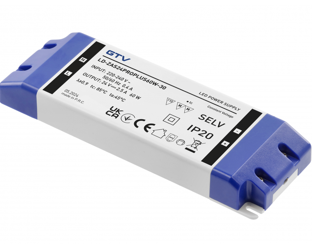 Power supply PRO+, DC24V, 60 W, input AC220-240V, IP20