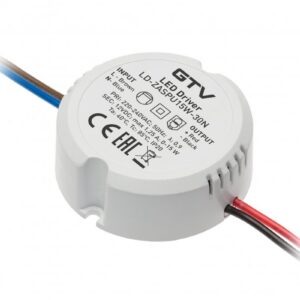 Power supply in socket, DC12V, input AC220-240V, 15 W, IP20