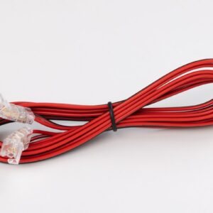 Transparent connector for LED strips COB with cable 2 m