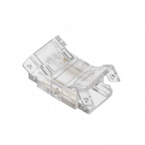 Transparent connector for LED strips COB