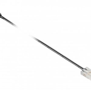 Transparent connector for LED strips COB with cable 2 m, mini AMP male