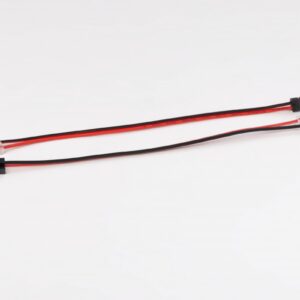 Transparent connector for LED strips COB with cable 15 cm, mini AMP male