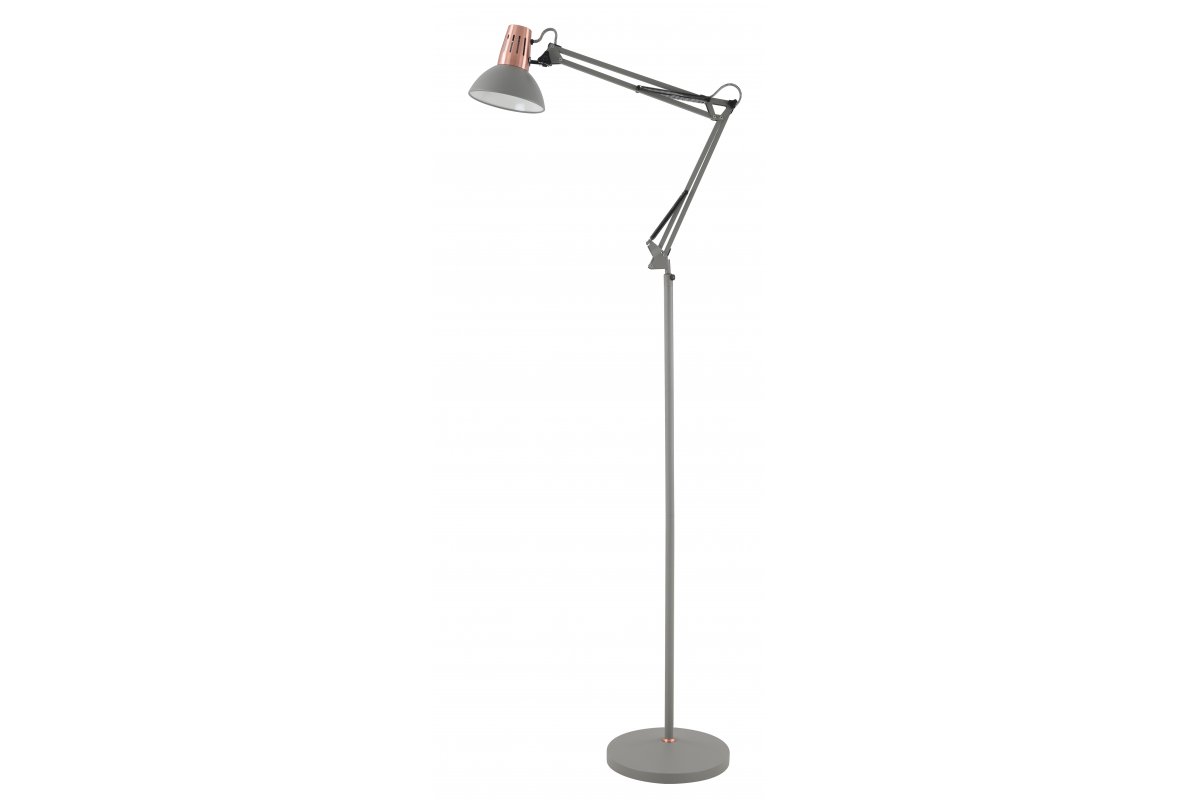 Floor lamp ARTEMIA F,2300,AC220-240V,50/60Hz,1*E27, max.40W, IP20, Diameter 16,3cm, single, grey