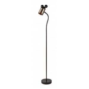 Floor lamp MOUSE , 0086, max.250V, 50/60Hz, 1*E27, max.25 W, IP20, dia.8 cm, black/gold