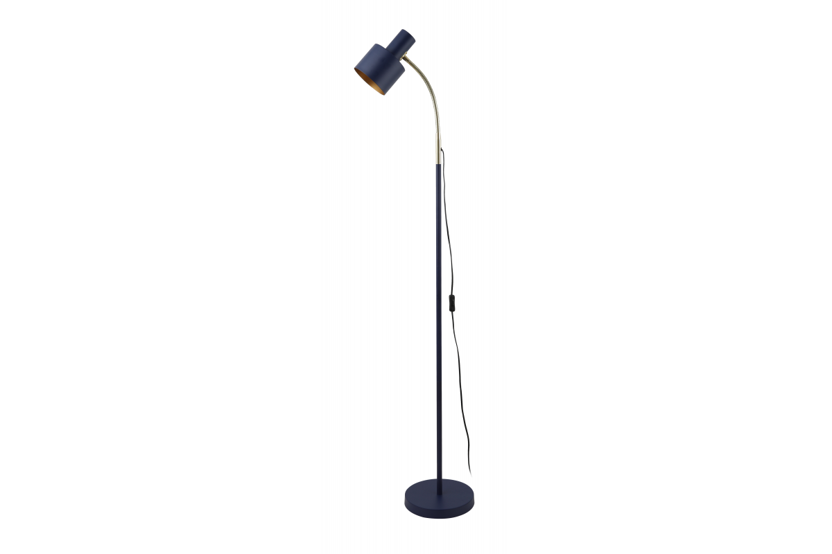 Floor lamp SELVIA II , 5990, max.250V, 50/60Hz, 1*E27, max.25 W, IP20, dia.12 cm, navy blue