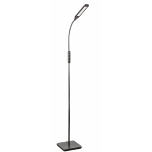 LED floor luminaire VASALIA, 8 W, 450 lm, CCT, dimmable, timer, black