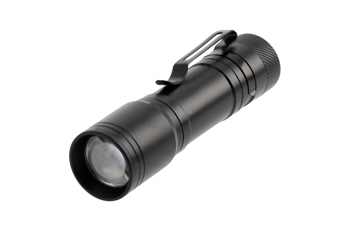 LED flashlight on 1xAA battery, 3 W, 200 lm, 6400K, 250 m, IP44
