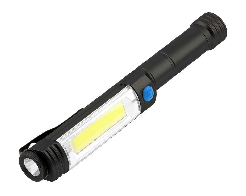 LED flashlight on 3xAA batteries, 6 W, 400 lm, 6400K, IP44