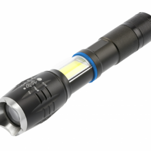 LED flashlight on 1xAAA battery, 8 W, 800 lm, 6400K, 500 m, IP44