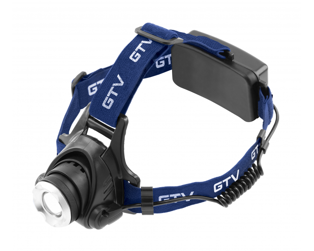LED headlamp on 2xAAA batteries, 6 W, 350 lm, 6400K, 275 m, IP44