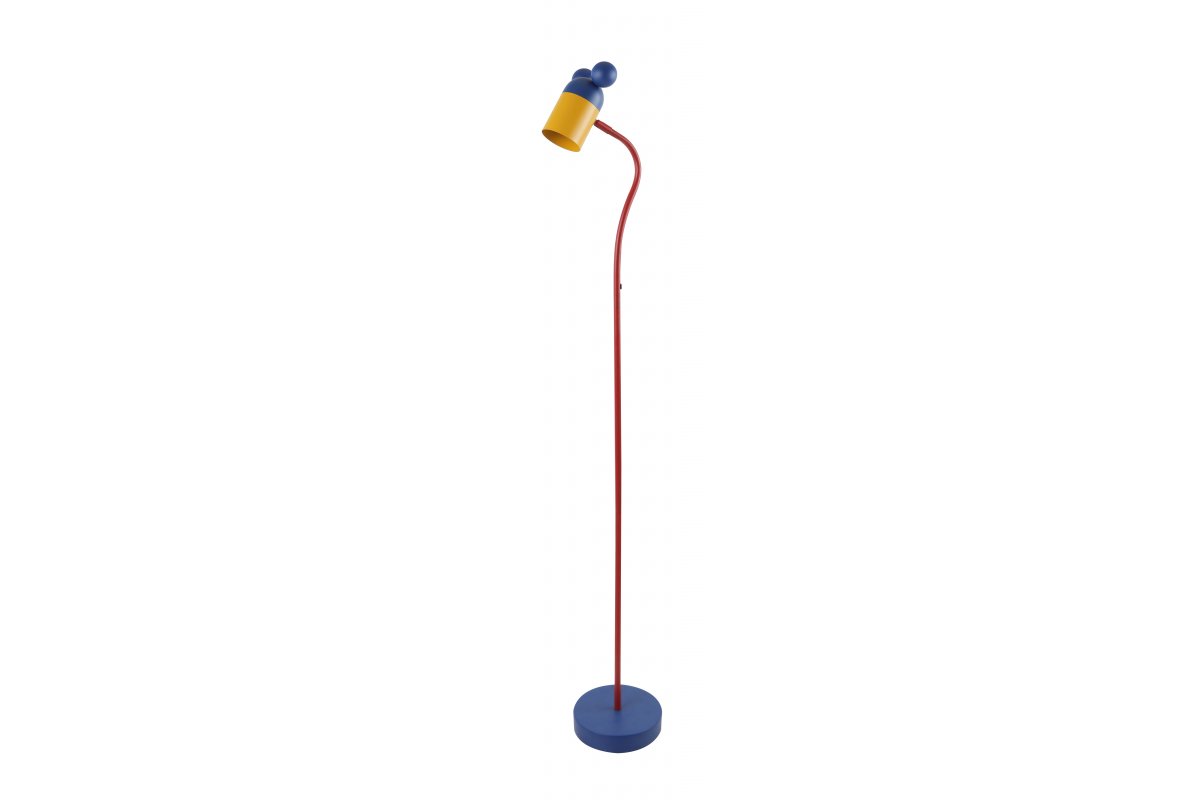 Floor lamp MOUSE , 0420, max.250V, 50/60Hz, 1*E27, max.25 W, IP20, dia.8 cm, navy/yellow