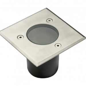 Ground luminaire ALFA MINI, GU10, max. 10 W, IP67, square, stainless steel