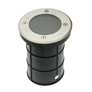 Ground luminaire ALFA, GU10, max. 50 W, IP67, round, stainless steel