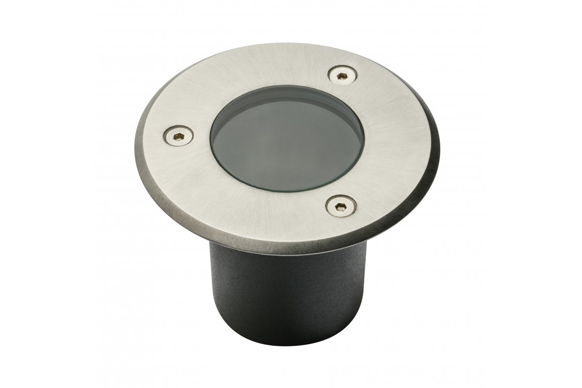 Ground luminaire ALFA MINI, GU10, max. 10 W, IP67, round, stainless steel