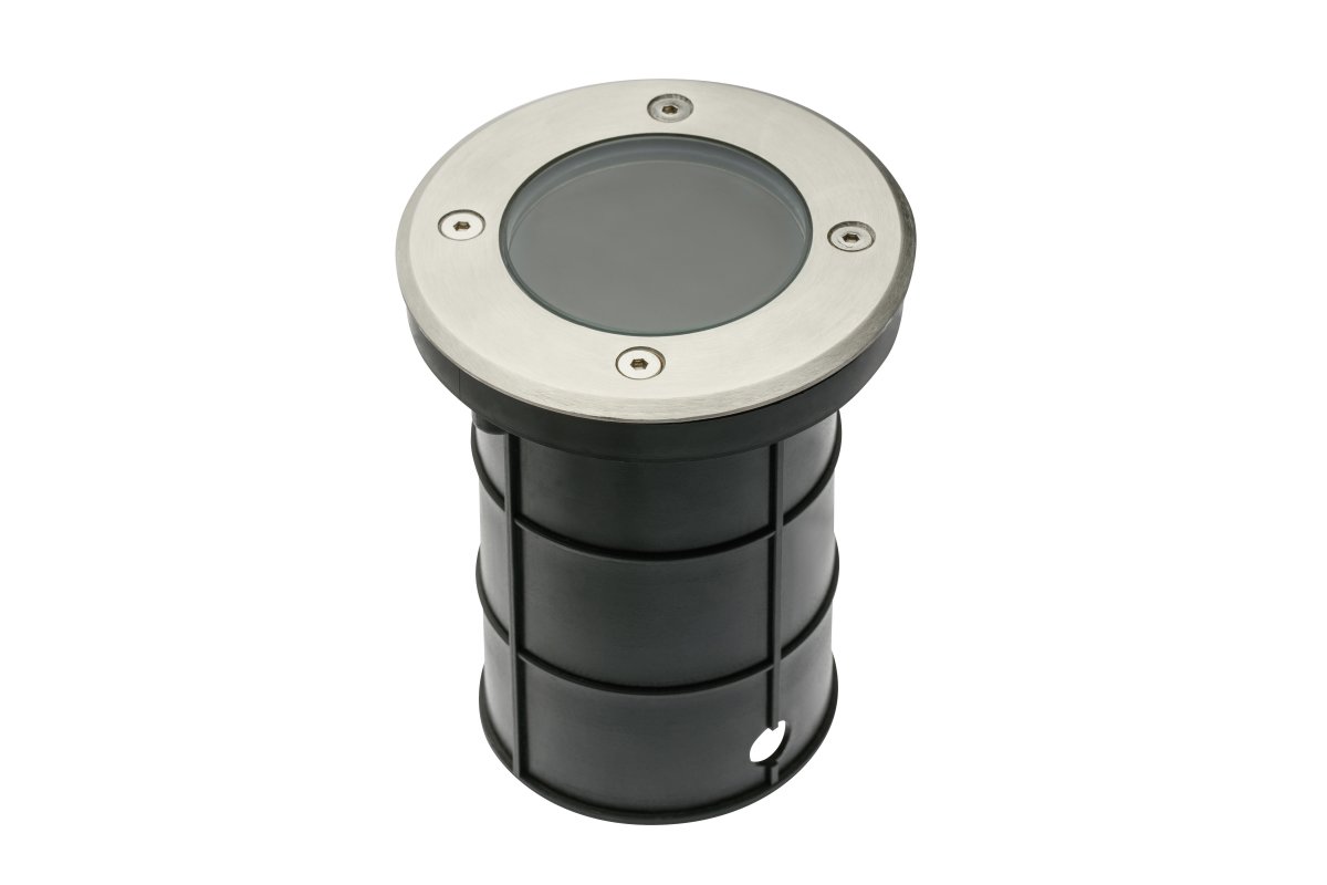Ground luminaire ALFA, GU10, max. 50 W, IP67, round, stainless steel