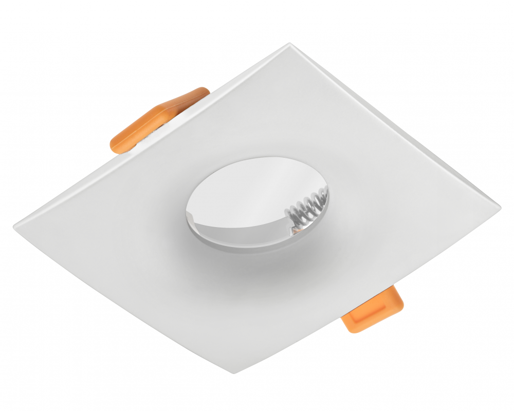 Spot luminaire housing ALESSIO, IP54, square, white