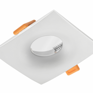 Spot luminaire housing ALESSIO, IP54, square, white
