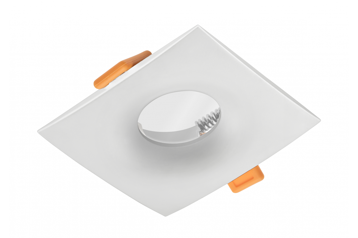 Spot luminaire housing ALESSIO, IP54, square, white