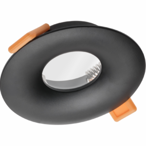 Spot luminaire housing ALESSIO, IP54, round, black
