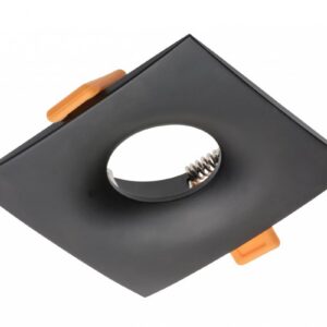 Spot luminaire housing AURORA, IP20, square, black