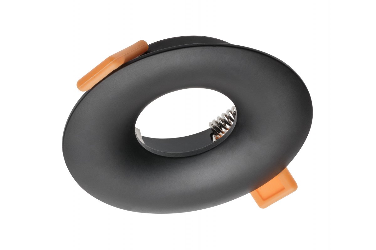 Spot luminaire housing AURORA, IP20, round, black