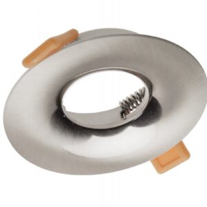 Ceiling spot light fixture AURORA, IP20, round, inox/satin