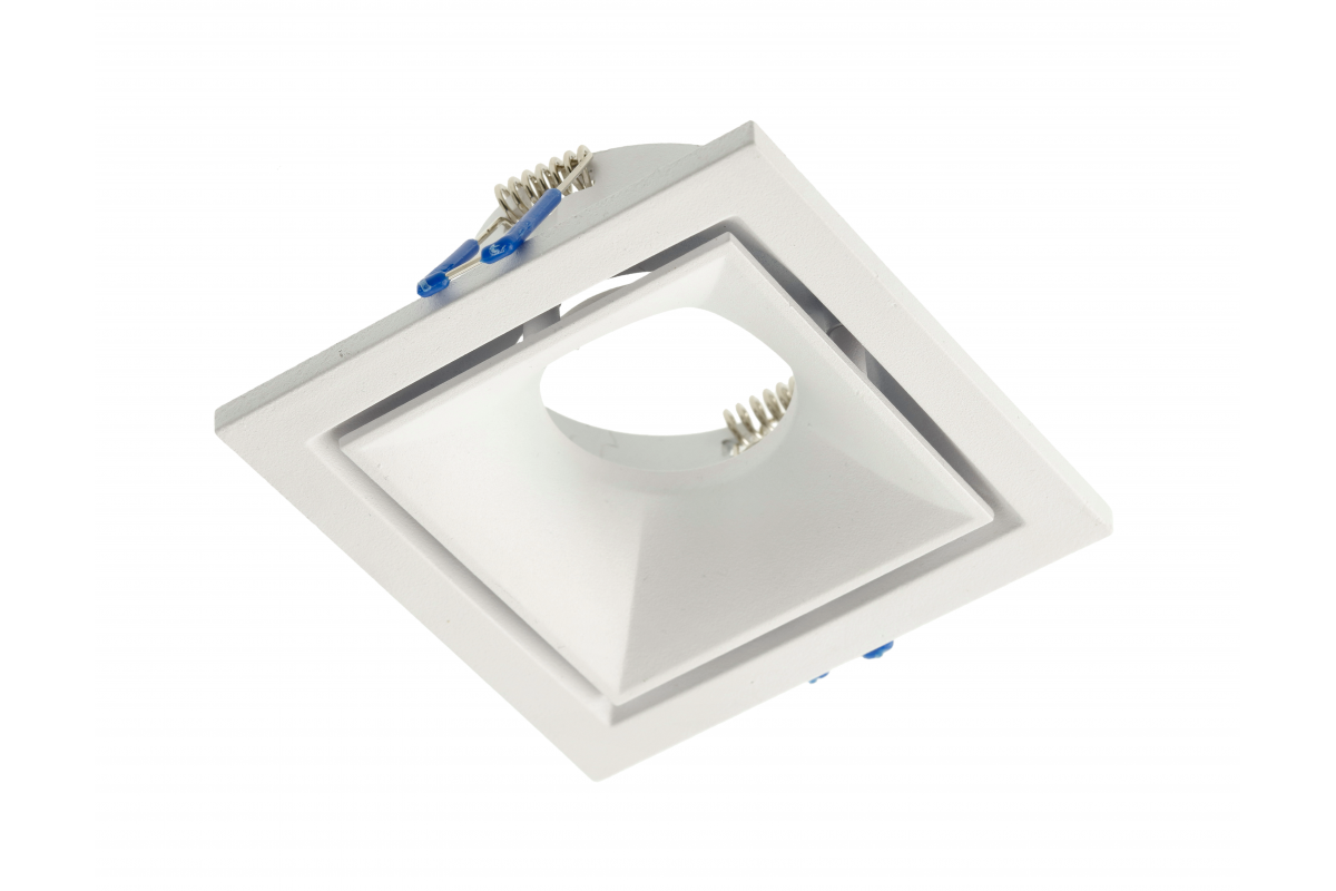 Spot luminaire housing CANNA, IP20, square, white