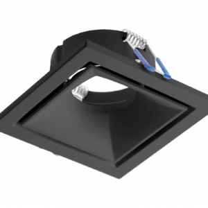 Spot luminaire housing CANNA, IP20, square, black