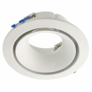 Spot luminaire housing CANNA, IP20, round, white