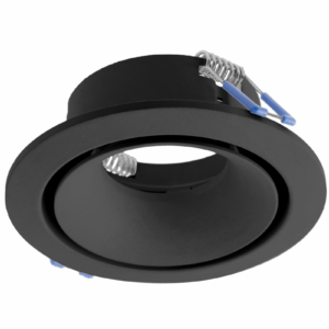 Spot luminaire housing CANNA, IP20, round, black