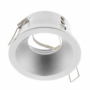 Spot luminaire housing ELVA, IP54, Ø85x45 mm, white