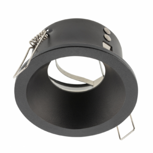 Spot luminaire housing ELVA, IP54, Ø85x45 mm, black