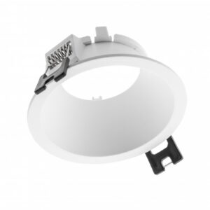 Spot luminaire housing KERLA, IP20, PC, round, Ø85x36 mm, white