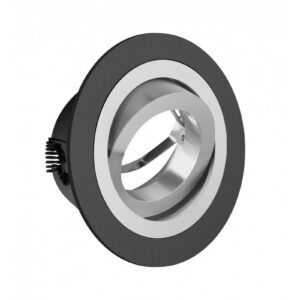 Spot luminaire housing MORENA, IP20, round, black