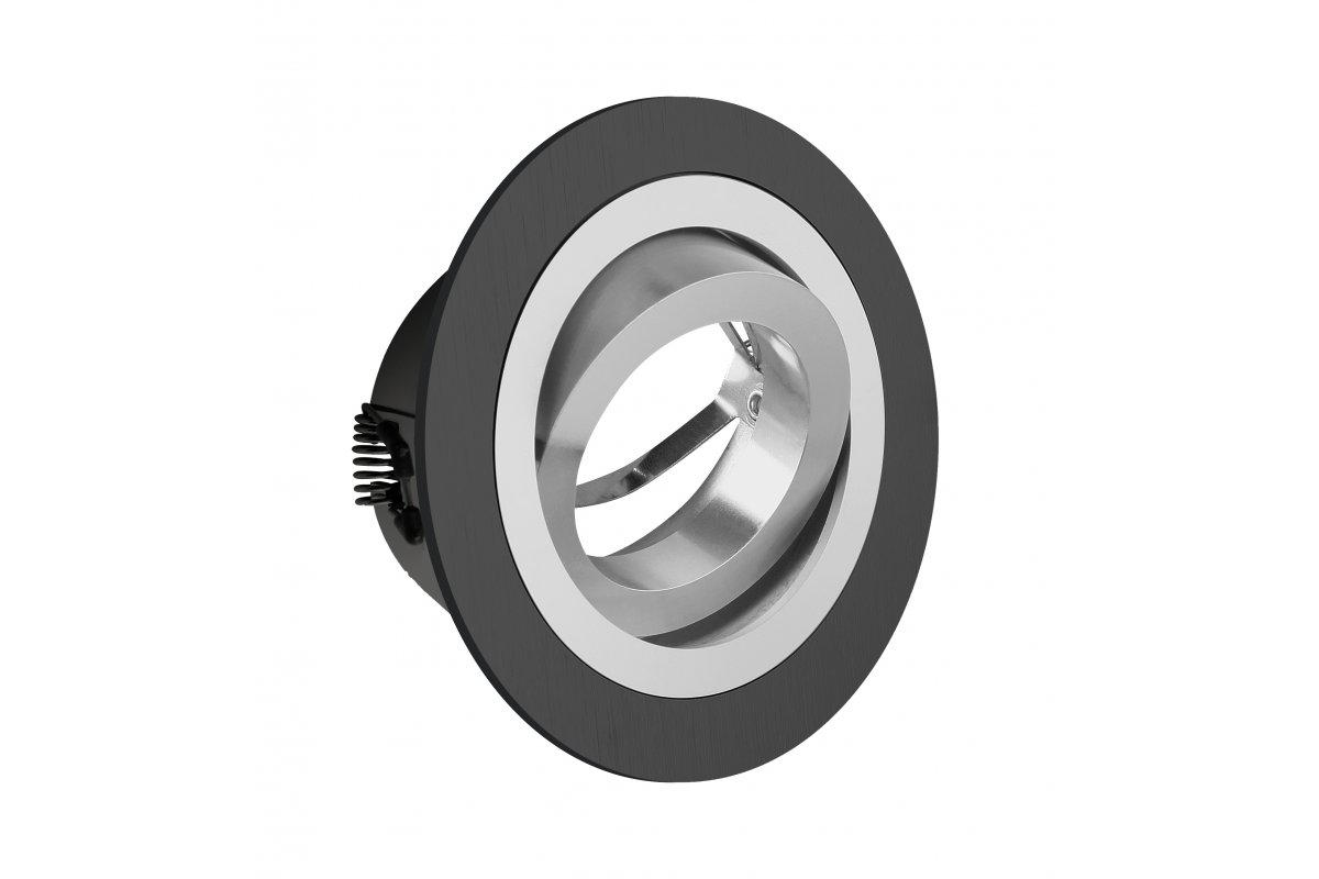 Spot luminaire housing MORENA, IP20, round, black