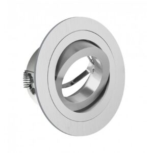 Spot luminaire housing MORENA, IP20, round, silver