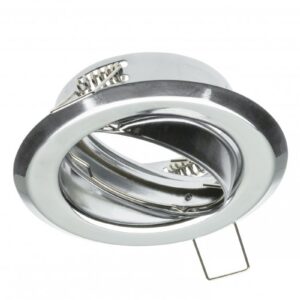 Spot luminaire housing PARMA III with adjustment, IP20, round, chrome