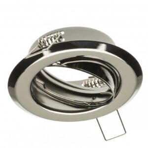 Spot luminaire housing PARMA III with adjustment, IP20, black chrome