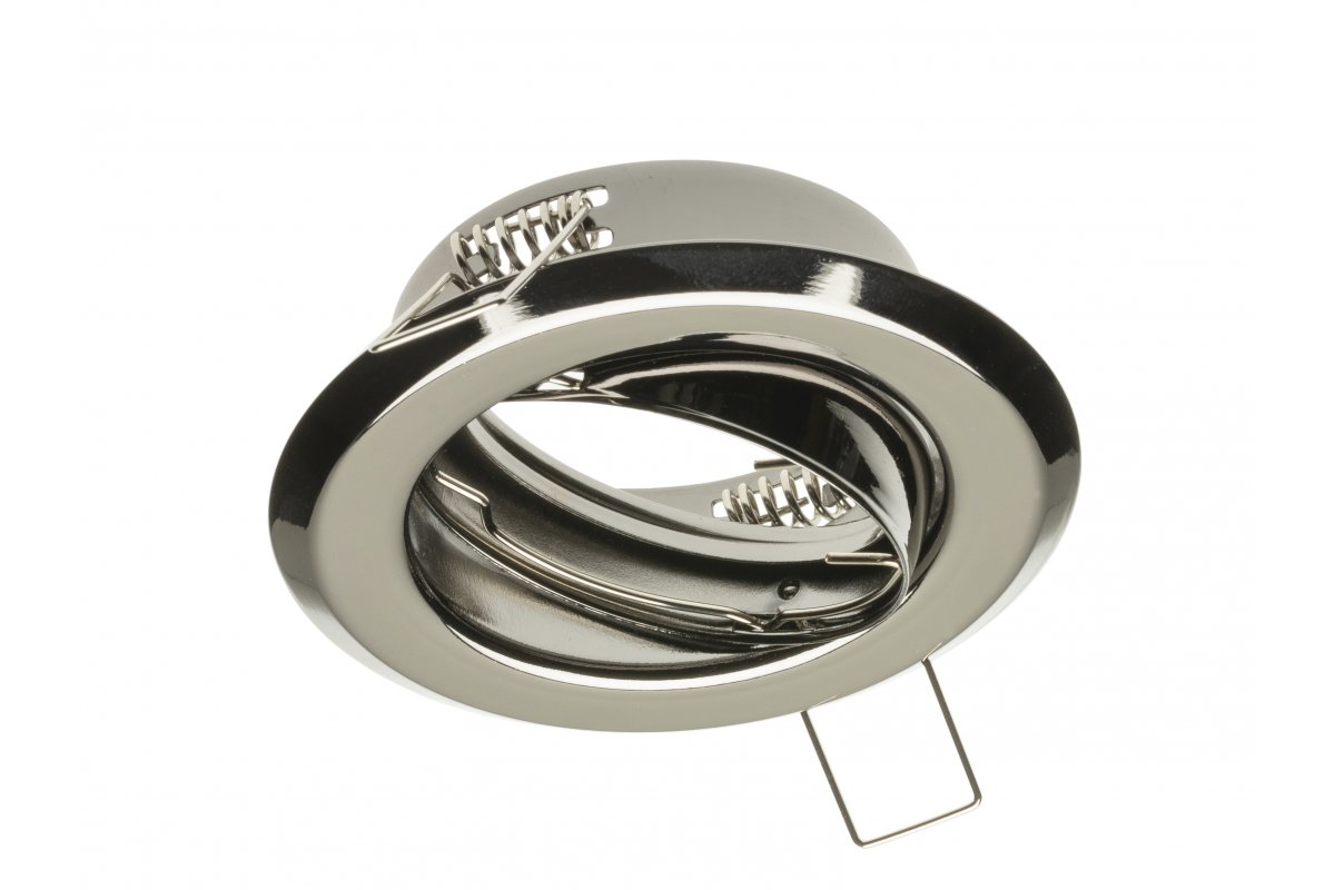 Spot luminaire housing PARMA III with adjustment, IP20, black chrome