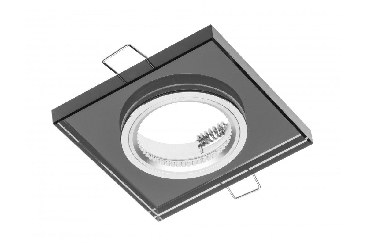 Spot luminaire housing PALACE II, IP20, square, black