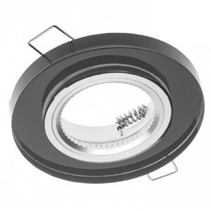 Spot luminaire housing PALACE II, IP20, round, black