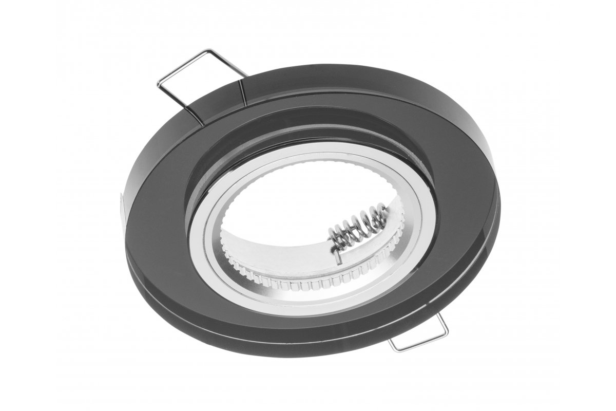 Spot luminaire housing PALACE II, IP20, round, black