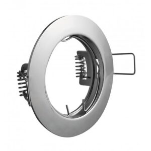 Spot luminaire housing PARMA, IP20, round, chrome