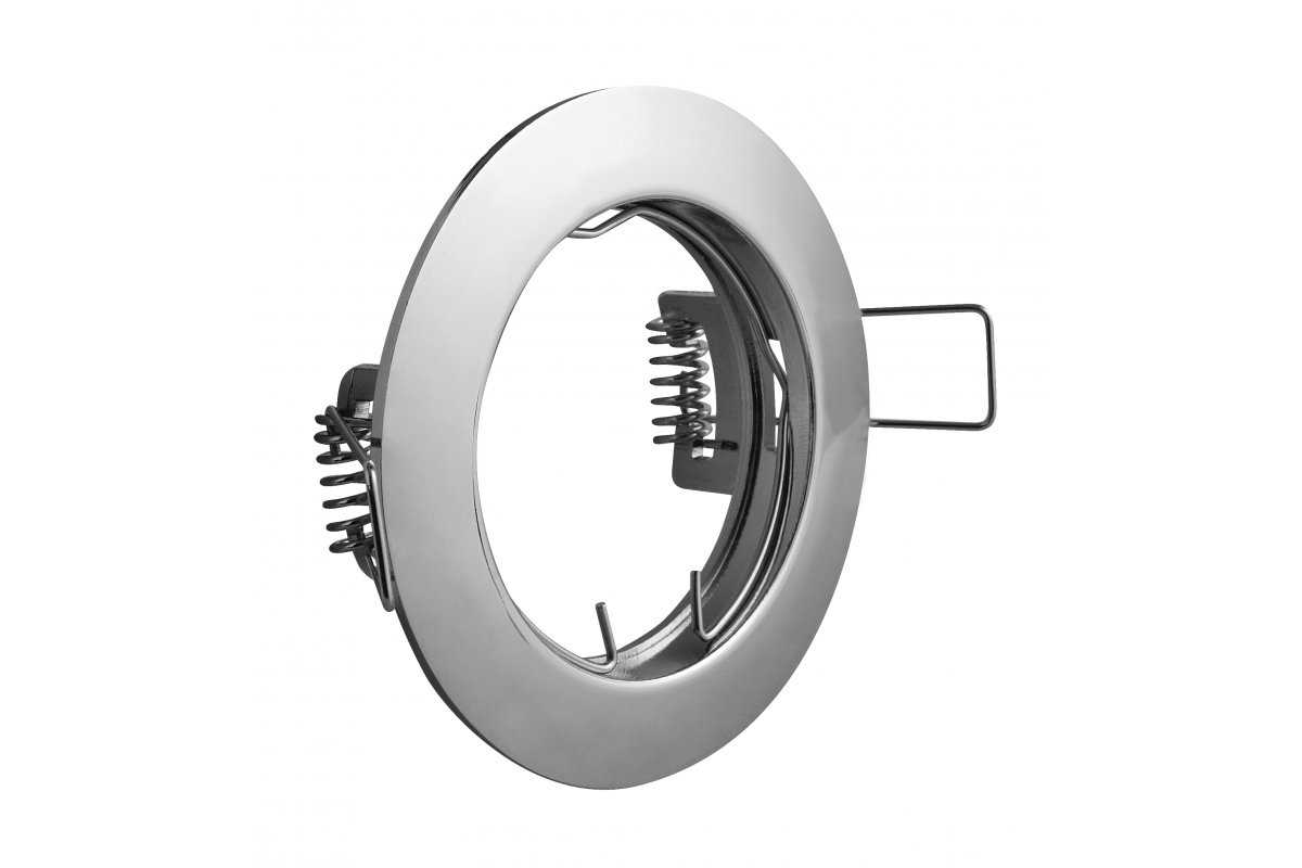 Spot luminaire housing PARMA, IP20, round, chrome
