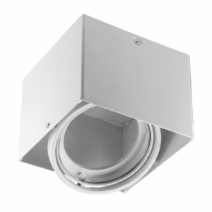 Ceiling luminaire housing PIREO N, surface-mounted, single, IP20, white