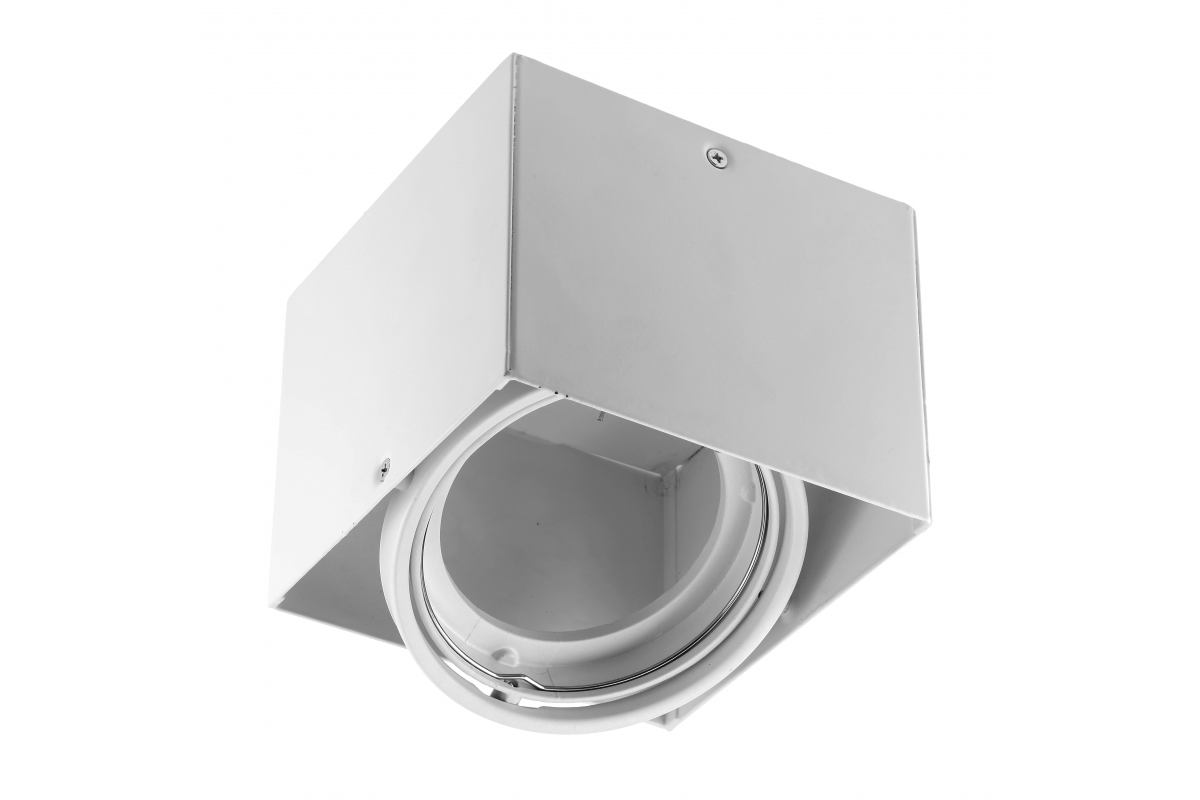 Ceiling luminaire housing PIREO N, surface-mounted, single, IP20, white