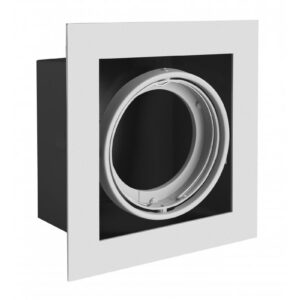 Ceiling luminaire housing PIREO, recessed, IP20, single, gray